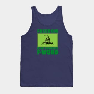 Favorite F-Word (Green Version) Tank Top